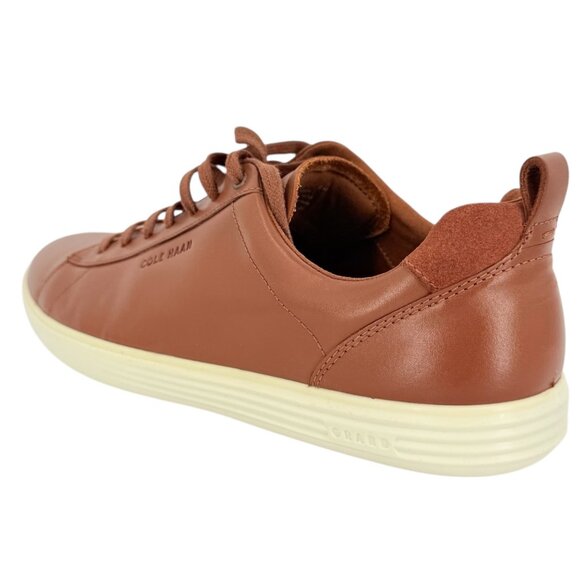 Cole Haan Men's Grand Crosscourt British Tan Leather Sneaker Size 12M NWOB - Picture 6 of 12